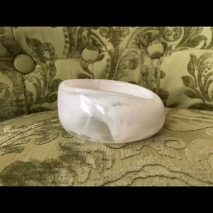White bangle bracelet